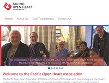 Tablet Screenshot of pacificopenheart.org